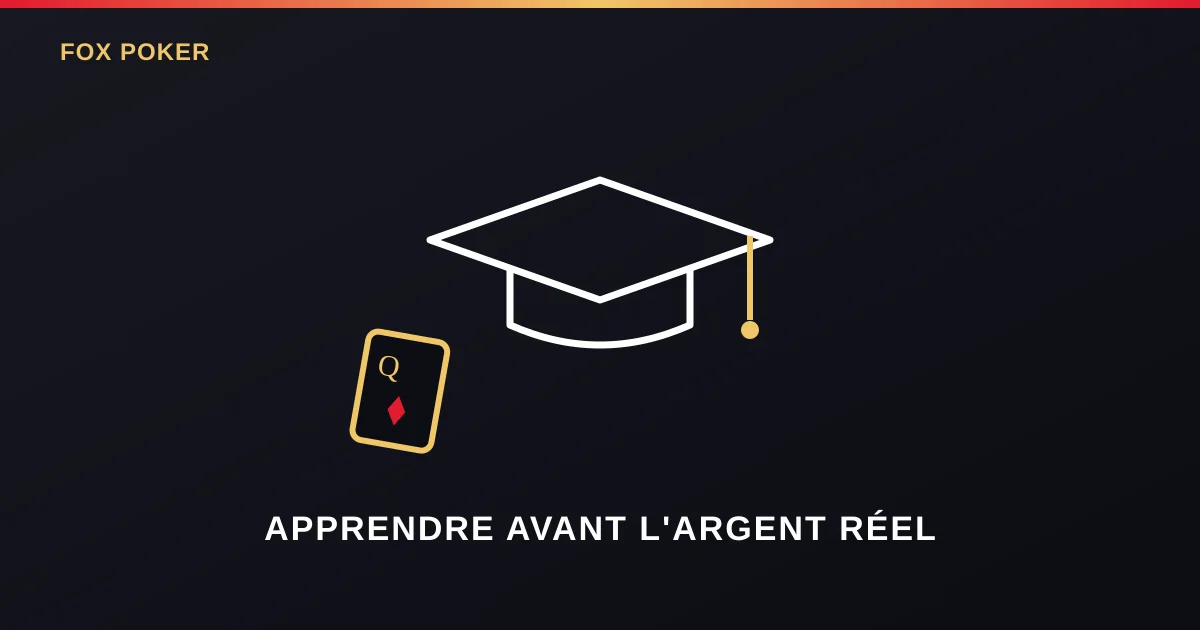 Poker gratuit pour apprendre avant de jouer en argent réel : le bon plan
