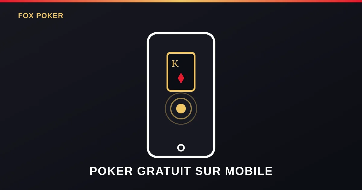 Poker gratuit sans inscription sur mobile : jouer en un clic depuis son téléphone